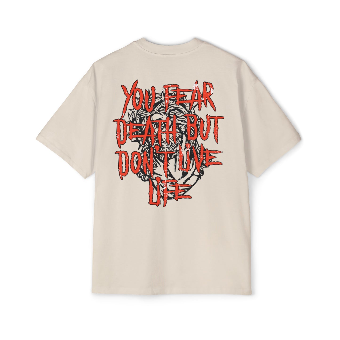 Fear of Death Oversized Tee (Small logo)